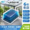 Toldo de Sol Feito de Chapas de Policarbonato PC Duráveis, Painéis de Cobertura de PC de 3mm para Proteção contra Chuva, Painéis Transparentes Atacado, À Prova de Chuva e Resistente à Pressão