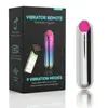 Huevo vibrador en forma de bala recargable por USB con control remoto por aplicación móvil, tapón anal para el autoplacer y masaje de mujeres