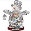 Novos adesivos de Natal transfronteiriços Árvore de Natal de Cristal Guirlanda Enfeites de Papai Noel Adesivos de Vidro 20x30cm