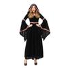 Disfraz de Halloween para Adulto Medieval Retro Estilo Corte Renacentista Europeo y Americano Transfronterizo Vestido de Bruja Largo