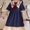 Cosplay bidimensional de verano para chica hermosa, estilo princesa con lazo dulce, traje holgado para estudiante y ocio en casa.