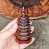 Madera Antigua Madera de Azufaifo Pequeña Torre Wenchang Adorno de Escritorio Pie de Mano Torre Pequeña de Siete Pisos Torre Pequeña de Nueve Pisos Altura 9cm Regalo para Regalar
