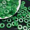 Jade cian seco anillo de 12 mm cuentas sueltas al por mayor bricolaje joyería de jade bobina círculo de jade anillo giratorio pendientes sueltos