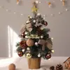 Set de Árbol de Navidad de Venta Caliente Transfronteriza Diseño de Escena Navideña Escritorio de Oficina DIY Accesorios Adornos