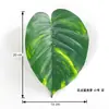 Folhas Simuladas, Peça Única Simulada, Rabanete Verde Pingando, Loja de Frutas Guanyin, Suprimentos Decorativos para Supermercado, Acessórios para Arranjo de Flores de Parede de Fundo