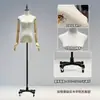 Tienda de Ropa Accesorios de Modelo Ropa de Mujer Maniquí de Medio Cuerpo para Escaparate Perchero Muñeca Falsa Maniquí de Vestido de Novia Soporte de Exhibición