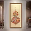 Pinturas Colgantes de Calabaza Auspiciosa Nuevo Estilo Chino Fu Lu Imágenes Auspiciosas Sala de Estar Entrada Decoración de Entrada Las Paredes del Pasillo de la Puerta