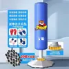 Saco de Boxeo Vertical para el Hogar Saco de Arena Interior para Adultos Niños Sanda Lucha Tumbler Equipo de Entrenamiento de Taekwondo