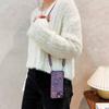 Funda para Teléfono Ins Line Rabbit iphone16promax Crossbody con Cordón para Apple 15 Funda Suave