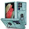 Adecuado para Samsung A54 Funda para Teléfono Móvil Magnética para Coche con Ventana Push de Sargento Soporte Samsung S21 Cubierta Protectora Anti-caída