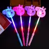 Dia das Crianças Adereços de Performance Luminosos Bastão Fluorescente Bastão de Suporte para Shows Estrela de Cinco Pontas Bastão de Menina Adereços de Torcida