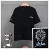 Transfronterizo. Diseño de Marca de Moda 26Ss Estampado de Letras de Herradura. Camisas Casuales de Manga Corta de Moda para Hombres, Mujeres y Parejas