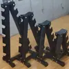 Rack de armazenamento para halteres fixos hexagonais rack de armazenamento de equipamentos de fitness rack de halteres para academia 6 racks de halteres tipo A