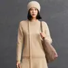 Suéter de Cachemir para Mujer Cuello Redondo Suéter Básico Nuevo Estilo Otoño e Invierno Diseño de Tira Personalizado a la Moda Ropa Interior Nuevo Estilo Otoño e Invierno