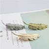 Joyería Popular de AliExpress Pasador Vintage Accesorios para el Cabello de Plumas Hojas Pinza de Pato Resortes Accesorios para Coletas Hojas Tocados