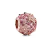 Pan's Rose Gold Daisy Love Alloy Beaded Árvore da Vida Pendurado Pulseira de Contas Feita à Mão Acessórios
