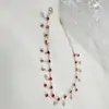 Joias Yongge Estilo Étnico Europeu e Americano Transfronteiriço Corrente de Tornozeleira Empilhável DIY com Strass Acessório para Pé Multicamadas