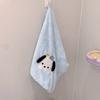 Parchal Perro Dibujo Animado Lindo Toalla Suave Absorbente Vellón Coral Toalla de Baño Cara Baño Espesada Set Toalla Secado Cabello
