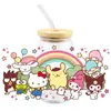 Sanrio coolometi UV DTF transferencia cristal transparente pegatinas impermeable resistente a rayones caricatura al por mayor transfronterizo