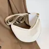 Bolso bandolera de nailon para mujer, nuevo bolso de moda estilo dumpling 2026, bolso de hombro pequeño ligero, bolso de axila, versátil para la escuela o el uso diario