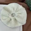 2025 Novo Outono Romântico Francês Oversized Tricô Lã Faixa de Cabelo Elástico para Rabo de Cavalo Acessórios de Cabelo Coreanos de Alta Qualidade