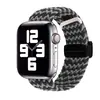 Adequado para pulseira apple iwatch apple ajustável trançada 8 pulseira apple fivela dobrável sucção magnética pulseira ultar