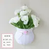 Maceta colgante de pared con simulación creativa, cesta de flores para restaurante, decoración de pared para el hogar, balcón y pared.