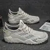 Zapatos con parte superior de calcetín de malla, nuevo modelo de verano, casuales, cómodos, ligeros, zapatos de hombre con suela gruesa, venta al por mayor, zapatos para exteriores anticolisión