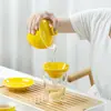Porcelana Branca Portátil Tampa de Viagem Tigela Conjunto de Chá Kung Fu Conjunto de Ensino de Arte do Chá com Bandeja de Chá Porcelana de Jade Presente de Atividade logo
