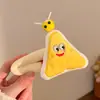 Muñeca de Peluche de Dibujos Animados Dulce y Linda Pasador para el Cabello Niña Corazón Roto Flequillo Pinza Lateral Pinza Rota Pasador Femenino Accesorios para el Cabello
