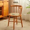 Sillas de Ratán de Alta Calidad, Sillas de Comedor para el Hogar con Respaldo Cómodo, Sillas de Comedor Minimalistas Modernas para Sala de Estar Balcón Madera Maciza Princesa