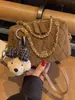 Bolso Cuadrado Pequeño de Hombro Único de Moda Otoñal 2026 Transfronterizo para Mujer, Bolso de Mano Acolchado con Cadena, Bolso Cruzado para el Trabajo