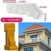 Molde de Viga Estilo Chinês Coluna Romana Beiral de Telhado Cornija de Cimento Beirais de Casa Linha de Beiral Villa Plástico Formas de Construção Conjunto Completo