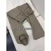 Pantalones Cargo de Moda Otoñal Marca Melard para Hombre con Diseño de Pliegues, Pantalones de Boca Ancha, Retro Americano Casual Versátil Pantalones Largos