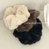 Goma de Pelo de Felpa para Otoño e Invierno Pelo de Visón Sintético Caliente Cómoda Cuerda para Recoger el Cabello Elegante Versátil Cola de Caballo Accesorio de Cabello de Alta Gama