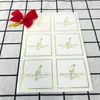 Etiquetas Autoadhesivas Hechas a Mano para Hornear, Pegatinas Decorativas para Pasteles de Luna y Pasteles de Yema de Huevo, Estampado Dorado, 300 Pegatinas, Pegatinas de Etiquetas