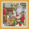 Joysunday punto de cruz Papá Noel pintura decorativa bordado diy bolsa de materiales de bordado al por mayor para unirse