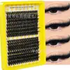 Bestseller transfronterizo europeo y americano Amazon DIY pestañas postizas de autoinjerto segmentadas de un solo grupo 80D100D pestañas de fusión en caliente