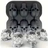 Forma de Gelo de Silicone com Caveira 3D Transfronteiriça Forma de Gelo de Silicone com Caveira 3D
