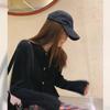 Cárdigan de Cachemira Suave Ceroso Estilo Coreano con Solapa para Mujer, Cuello Polo, Holgado, Adelgazante, Suéter Exterior, Chaqueta Cárdigan Tejida de Lana