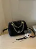 Bolso de cadena con diseño único de patrón de diamante para mujer, nueva versión coreana 2026, bolso de mano versátil, bolso de hombro, bolso cruzado, transfronterizo