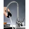 Torneira de Cozinha Toda em Cobre Quente e Frio Universal para Pia de Legumes Pia de Lavar Louça Pia de Aço Inoxidável Rotativa Doméstica Fria Única Não