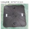 Suministrado Directamente del Fabricante, Sombrilla de Columna Central con Tubo de Acero Inoxidable, Sombrilla Romana, Tanque de Agua, Estructura de Hierro, Base de Sombrilla Reforzada de Mármol de 150 kg