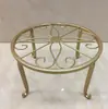 Soporte de Flores de Hierro Forjado para Plantas en Maceta, Soporte de Flores de Pie Estilo Europeo para Interior del Hogar Balcón, Base para Maceta de Sala de Estar, Repisa de Ventana Abuhardillada, Rábano Verde