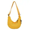 Bolso Dumpling Simple Casual Ligero Bolso de Hombro Bolso Bandolera Versátil Japonés Bolso Mochila para Estudiantes Universitarias para Clase y Desplazamiento