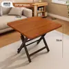 Mesa Plegable, Mesa de Comedor para Uso en Casa, Mesa para Apartamento Pequeño, Mesa Redonda Sencilla, Mesa Portátil para Exteriores de Casa de Alquiler, Mesa Cuadrada para Comer