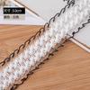 Direto da fábrica 2 cm / 3 cm branco borda preta Coroa elástico roupas brinquedo jóias decoração acessórios
