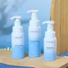 Botella Espumosa Personalizable de Plástico para Limpiador Facial 200/250/300ml Botella de Mousse Limpiador Escarchada Botella de Espuma PET