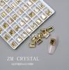 K9 Novo Super Flash Maillard Nail Pointed Diamond Brown Shaped Diamond Amber Sugar Nail Stickers Diamond Jewelry