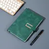 Caderno de Negócios A5 Caixa de Presente para Escritório Conjunto Caderno B5 com Logo Personalizado e Fivela Bloco de Notas Espesso Logo Personalizado